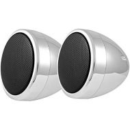 Unbekannt Ampire QX75 CHR Surface Mounted Speakers 7 cm Chrome Plated Pair
