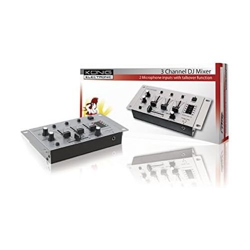  [아마존베스트]Unbekannt Konig Basic 3-Channel DJ Mixer