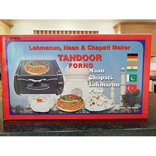 [아마존베스트]Unbekannt Table Top Tandoor Oven Lahmacun, Naan, Chapatti, Roti Maker (EU Plug 2 Legs)