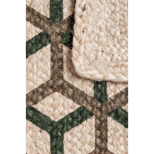  Unbelievable Mats HSJ00479 Isabella Collection Door Mat 21 x 34 Green, Brown