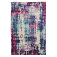 Unbelievable Mats CCP00327 Velvet Collection Accent Rug 20 x 32 Purple, Blue