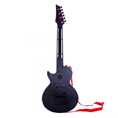  Unbrand 4 Strings Electric Guitar Toy Kids Musical Instruments Educational Toy - Red