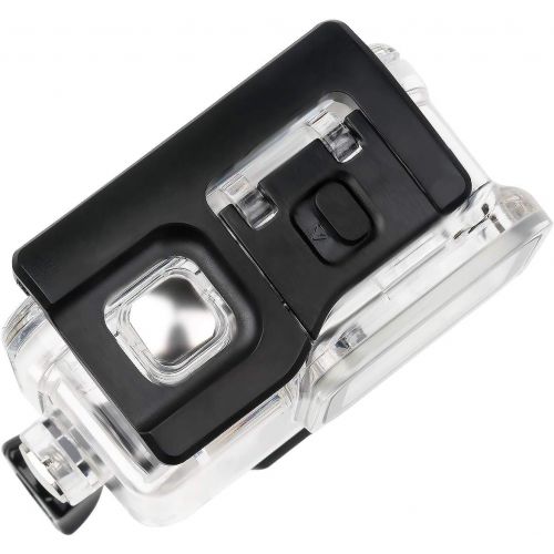  Unbrand Shoot New Hero7 30m Waterproof Case Housing for Gopro Hero 7 Silver & White Underwater Protection Shell Box Go Pro Accessories