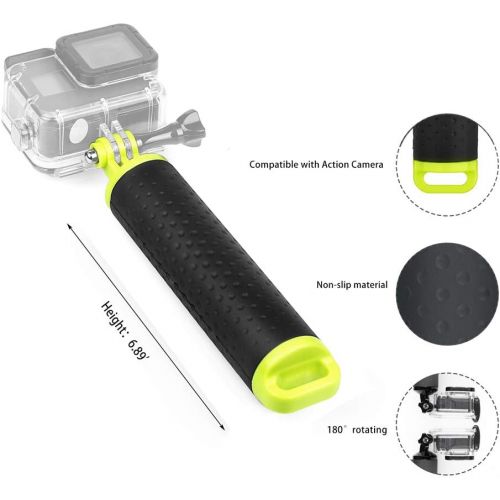  Unbrand Shoot Waterproof Floating Hand Grip Antislip Sport Floaty Bobber for GoPro Hero 7 6 5 4 Sjcam Yi Lite 4K Action Camera Accessory