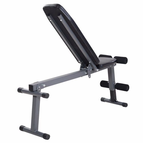  Unbranded* Adjustable Folding Sit Up AB Incline Abs Bench Flat Fly Weight Press Gym