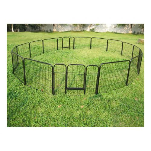  Unbranded* Large 16 Panels Pet Dog Cat Metal Exercise Barrier Fence Playpen Kennel Yard New Top Selling Item