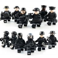 Unbranded 12pcsset Military Special SWAT Police Building Bricks Figures Educational Toys