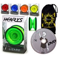 No data HENRYS LIZARD Beginner YoYo set - Pro Yo Yo + 75 Yo-Yo Tricks DVD + Bag