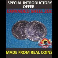 Unbranded 20 CENT AUSTRALIAN EXPANDED COIN SHELL  MADE FROM REAL COINS! PREMIUM QUALITY