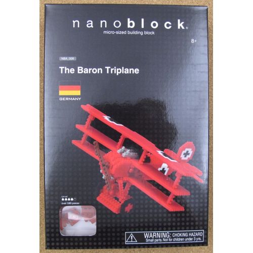  Unbranded nanoblock NBA_009 The Baron Triplane