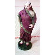 Unbranded India era 19th Character female stag party indian - Doll - Santon - Figurine