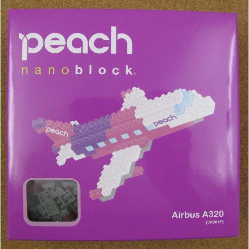  Unbranded nanoblock peach Airbus A320 JA801P