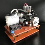 Unbranded Micro 2-Stroke Gasoline Engine Model Toy DIY Petrol DC Generator Engine Motor