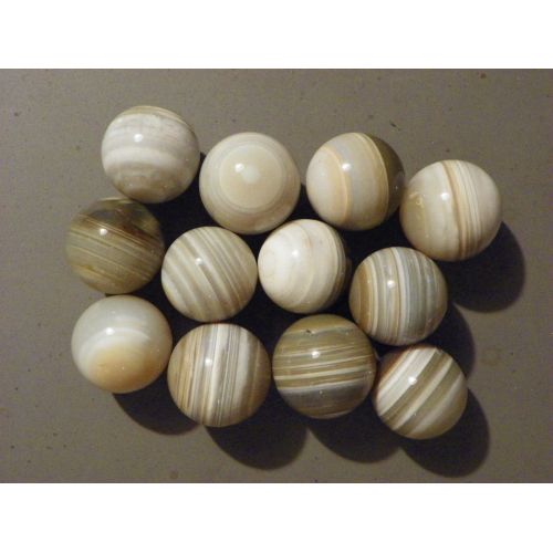  Unbranded Marbles Bullseye Banded Agate Natural Gemstones 12 of 1 14 to 1 38 Vintage