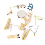 Unbranded 12 types Orff Musical Instruments Kids Wood Percussion Drum Maracas Toys Kit