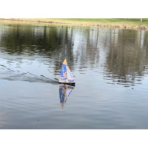  Unbranded 25” RC Remote Control 4 Channels Sailboat 120SH Motor - Neptune