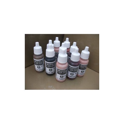  Unbranded 25 x VALLEJO MODEL COLOR ACRYLIC PAINTS CHOOSE ANY 25 x 17ml BOTTLES