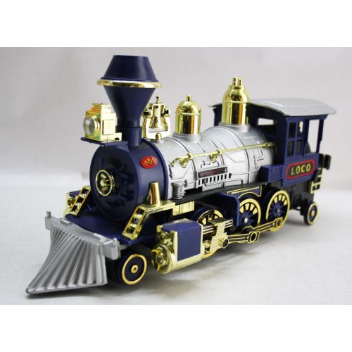  Unbranded RARE VINTAGE 90S TRAIN OLD SMOKER 12" LOCOMOTIVE LOCO BATTERY CHINA NEW MIB !