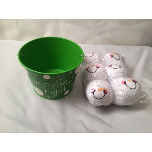  Unbranded Indoor Plush Fleece Snowball Fight Kits (Set of Two) Indoor Winter Fun 049-63901