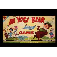 Unbranded Yogi Bear Go Fly A Kite Game 1961 Never used & complete Transogram 17 14"x 9x2