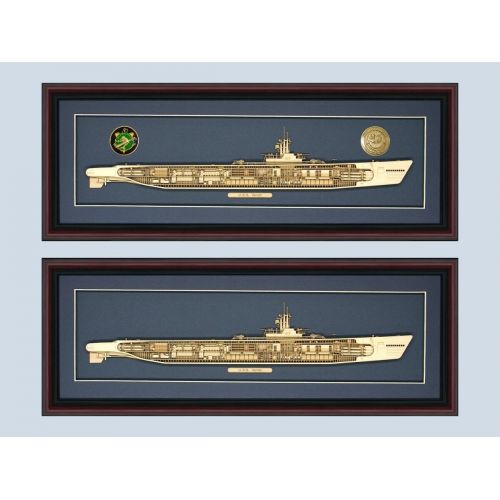  Unbranded Personalized Tench SS 417 Class Submarine Cutaway Museum Quality YOUR CHOICE