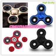 Unbranded USA 4 Pack Tri Fidget Hand Spinner Triangle Brass Metal Finger Toy EDC Focus
