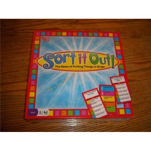  Unbranded Sort It Out! Family Board Game by University Games NEW