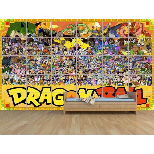  Unbranded DRAGON BALL ALL CHARACTERS XL POSTER HUGE KIDS MASSIVE ROOM CHILDREN