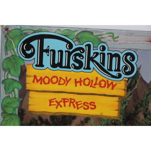  Unbranded Furskins Bears Moody Hollow Express Train Set. Never used in box. Vintage 1986
