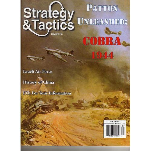  Unbranded STRATEGY & TACTICS 251 - PATTON UNLEASHED: COBRA 1944 - MINT AND UNPUNCHED