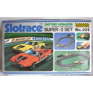 Unbranded RARE VINTAGE 80S SLOT RACE MAGNETIC 2 CAR 201 SET BENZ C111 HONG KONG NEW MIB !