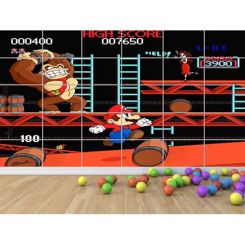  Unbranded MARIO BROS DONKEY KONG GIANT POSTER ROOM CHILDREN ROOM KIDS