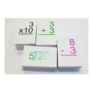 Unbranded All Possible 0-12 Addition Subtraction Multiplication Division Math Flash Cards