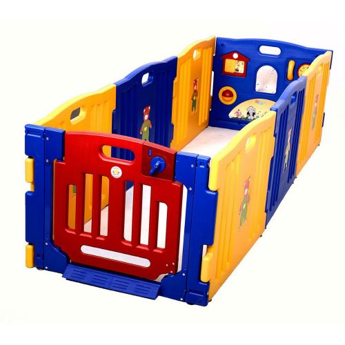  Unbranded New Baby Playpen Kids 8 Panel Safety Play Center Yard Home Indoor Outdoor Pen