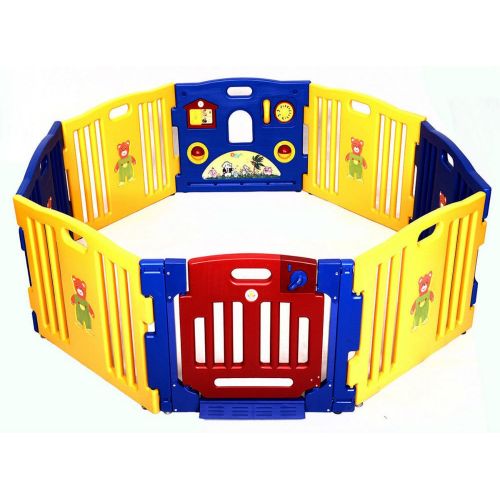  Unbranded New Baby Playpen Kids 8 Panel Safety Play Center Yard Home Indoor Outdoor Pen