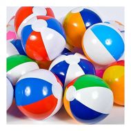 Unbranded 24 ASSORTED BEACH BALLS 12 Pool Party Beachball