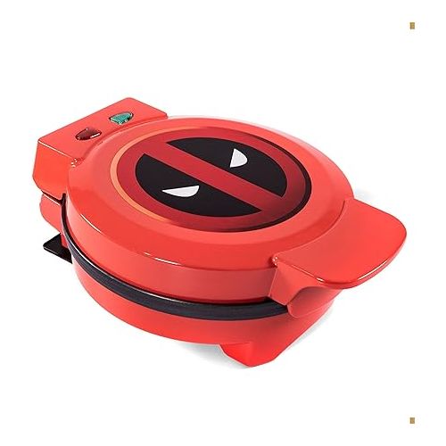  Uncanny Brands Marvel Deadpool Waffle Maker - Merc With a Mouth on Your Waffles- Waffle Iron