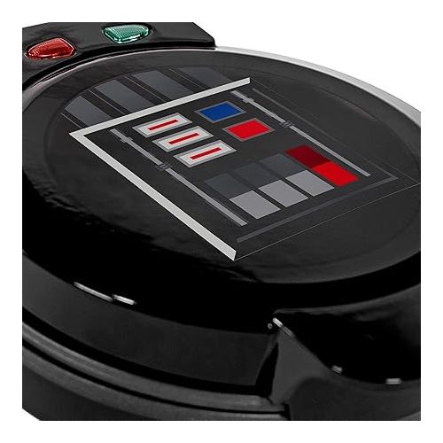  Uncanny Brands Star Wars Darth Vader Waffle Maker- The Sith Lord On Your Waffles- Waffle Iron