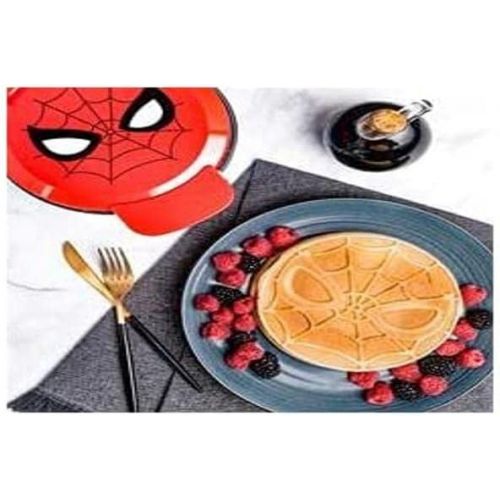  [아마존베스트]Uncanny Brands Marvel Spiderman Waffle Maker -Spideys Mask on Your Waffles- Waffle Iron