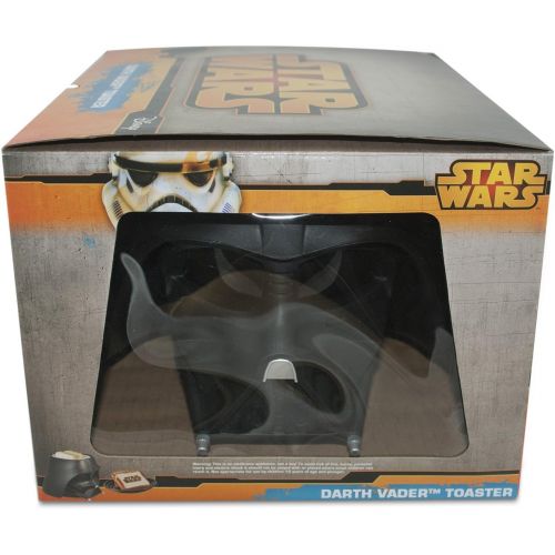 제네릭 Generic Sleek Design Star Wars Darth Vader Toaster with all-black exterior toaster