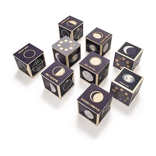  Uncle Goose Moon Phase Blocks - Made in The USA