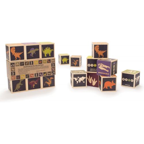  Uncle Goose Dinosaur Blocks - Made in The USA