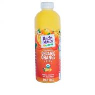 Uncle Matts Organic Pulp Free Orange Juice, 28 Fluid Ounce (Pack of 06)