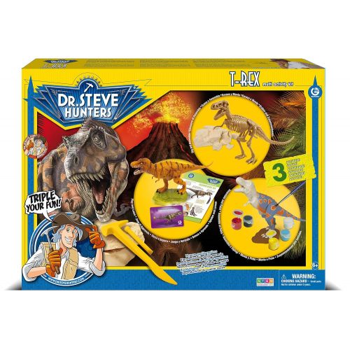  Uncle Milton Dr Steve Hunters-Dig - Build - Paint - Play - Scientific Educational Toy