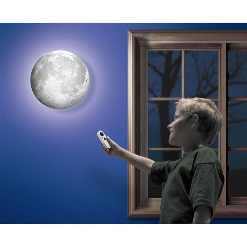  Moon In My Room Remote Control Wall Decor Night Light - Uncle Milton