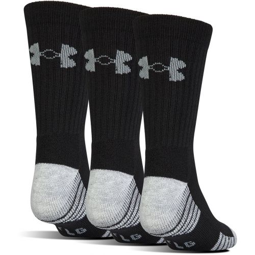  Under+Armour Under Armour Mens Heatgear Tech Crew Socks (3 Pair Pack)