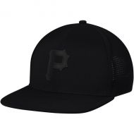 Men's Pittsburgh Pirates Under Armour Black Supervent Team Logo Adjustable Hat