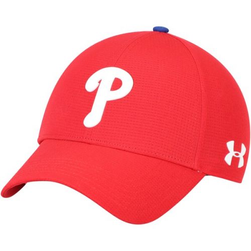 언더아머 Men's Philadelphia Phillies Under Armour Red MLB Driver Cap 2.0 Adjustable Hat