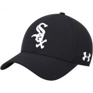Men's Chicago White Sox Under Armour Black MLB Driver Cap 2.0 Adjustable Hat