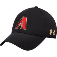 Men's Arizona Diamondbacks Under Armour Black MLB Driver Cap 2.0 Adjustable Hat